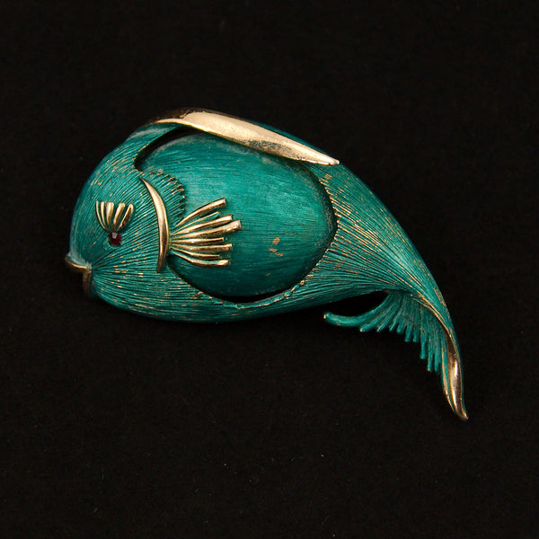 MCM Novelty Fish Brooch Cats Like Us