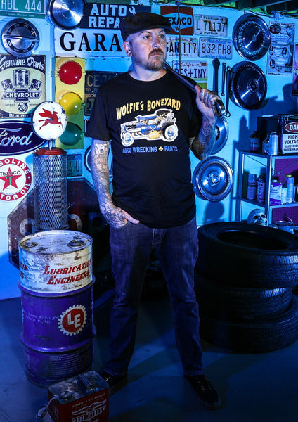 MM's Wolfies's Boneyard T Shirt Cats Like Us