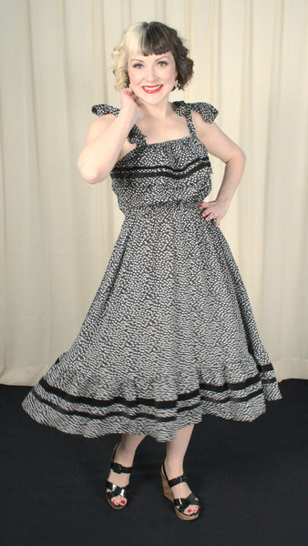 Mae Ruffle Swing Dress Cats Like Us