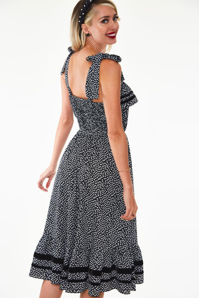 Mae Ruffle Swing Dress Cats Like Us