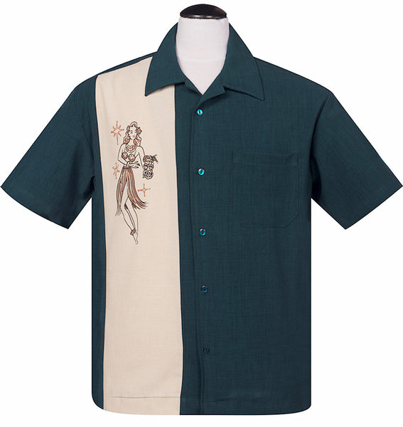 Mai Tai Mirage Bowling Shirt Cats Like Us