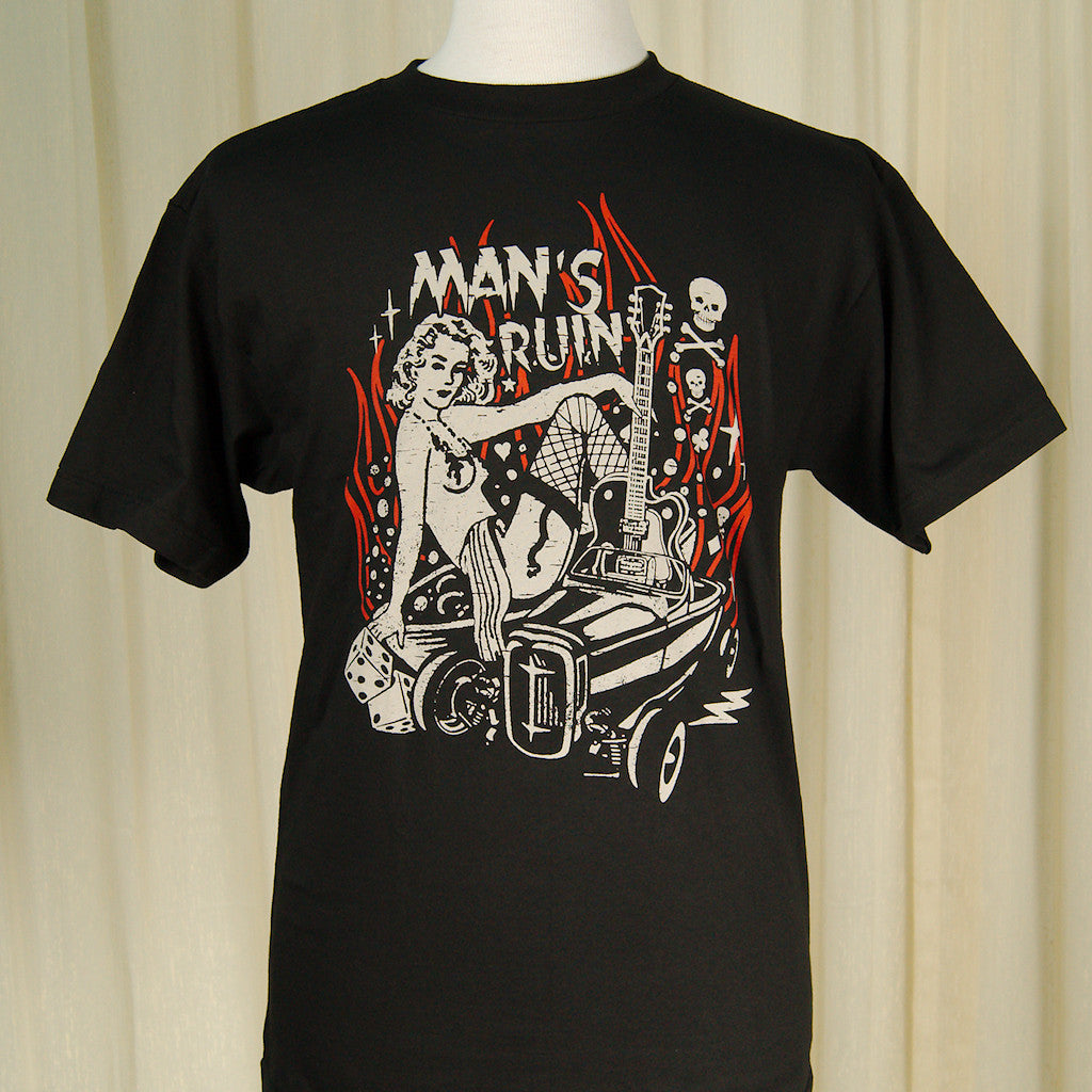 トップス TSY MAN'S RUIN TEE // BLACK XL Man's Ruin T Shirt – Cats Like Us