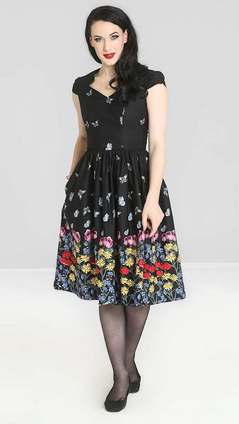 Meadow Flowers Swing Dress Cats Like Us