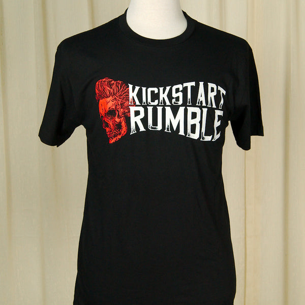 Mens Kick Start Rumble Skull T Cats Like Us
