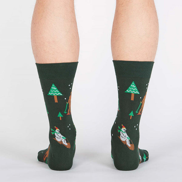 Mens Ready Yeti Go Crew Socks Cats Like Us