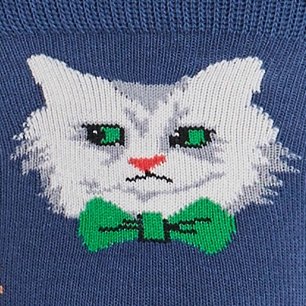 Mens Santa Claws Cat Crew Socks Cats Like Us