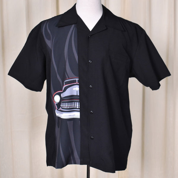 Merc Flame Panel Shirt Cats Like Us
