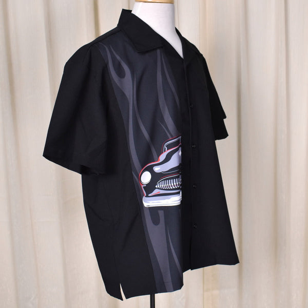 Merc Flame Panel Shirt Cats Like Us
