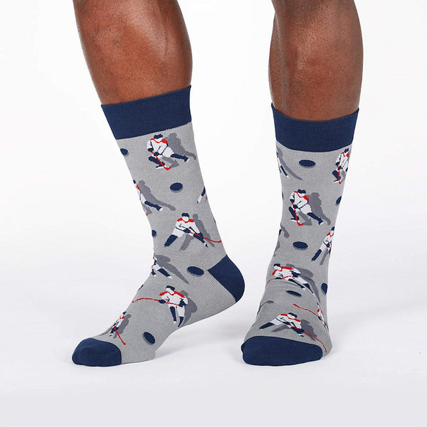 Mighty Pucks Hockey Crew Socks Cats Like Us