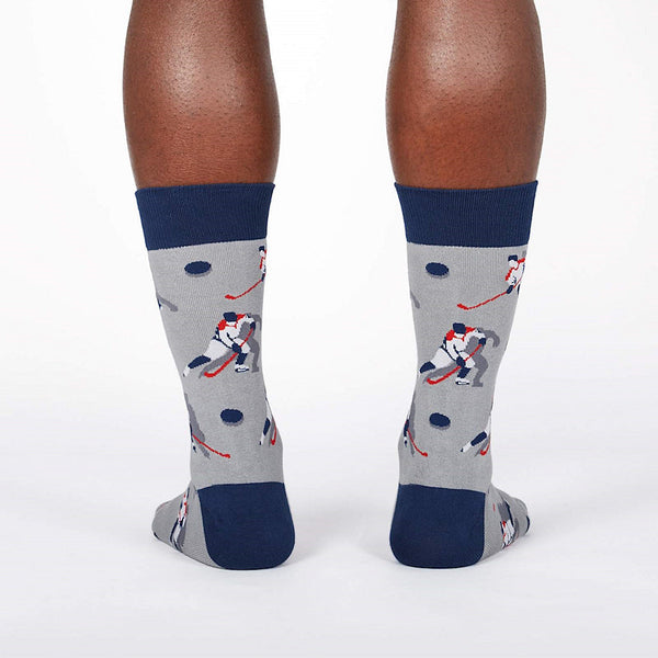 Mighty Pucks Hockey Crew Socks Cats Like Us
