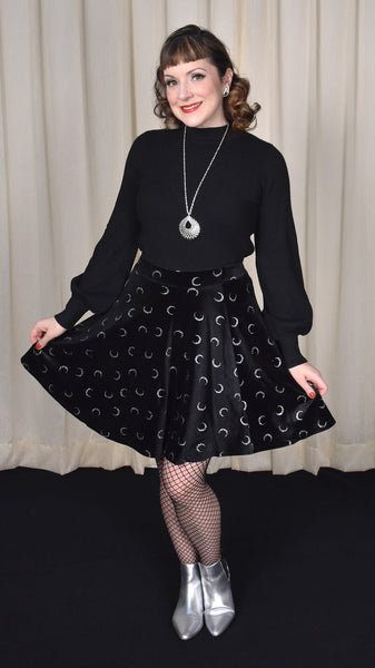 Misty Moon Velvet Skirt Cats Like Us