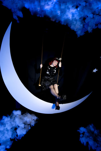 Misty Moon Velvet Skirt Cats Like Us
