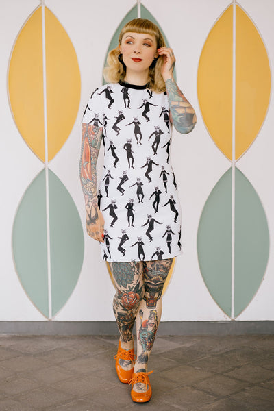 Mod Kat Mini Dress Cats Like Us