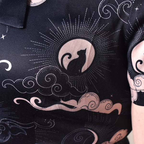 Moon Phases Cat Dress Cats Like Us
