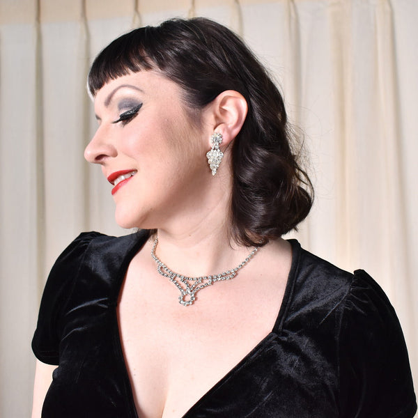 Morticia Black Velvet Dress Cats Like Us