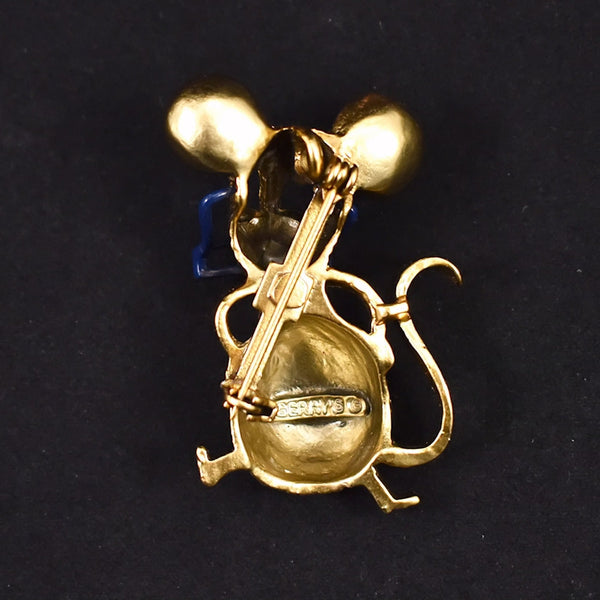 Mouse with Glasses Brooch Cats Like Us