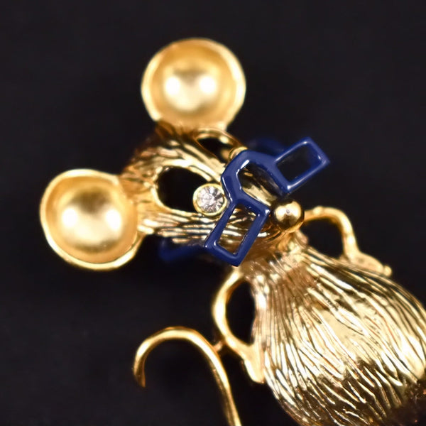 Mouse with Glasses Brooch Cats Like Us