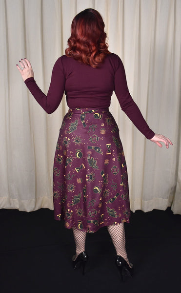 Mystical Button Up Skirt Cats Like Us