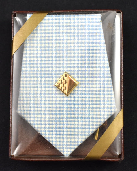 NIB Square Half & Half Tie Tack Cats Like Us