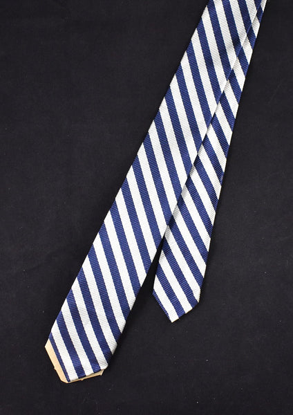 NOS 1960s Silver & Blue Vintage Tie Cats Like Us