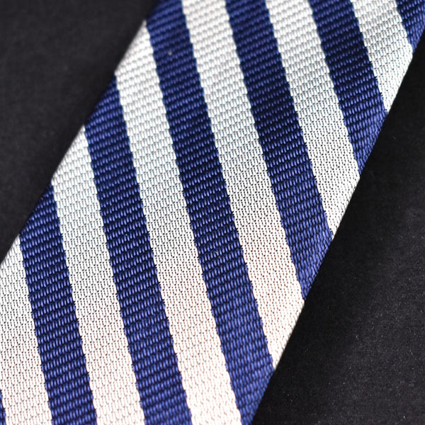 NOS 1960s Silver & Blue Vintage Tie Cats Like Us