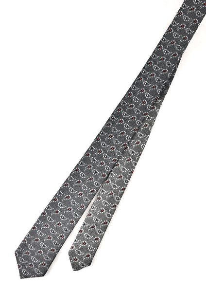 NOS 1960s Vintage Sm Paisley Skinny Tie Cats Like Us