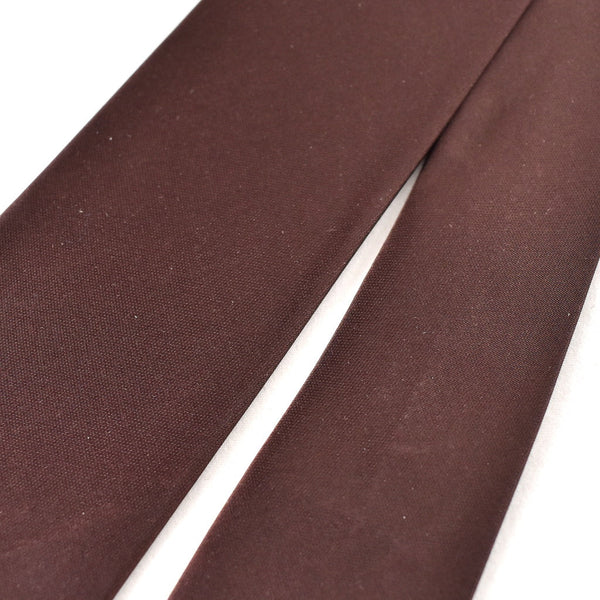 NOS 1960s Vintage Solid Brown Tie Cats Like Us