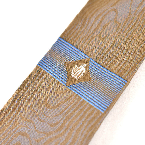 NOS 1960s Vintage Wood Grain Skinny Tie Cats Like Us