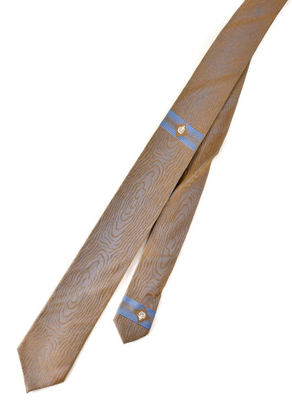 NOS 1960s Vintage Wood Grain Skinny Tie Cats Like Us