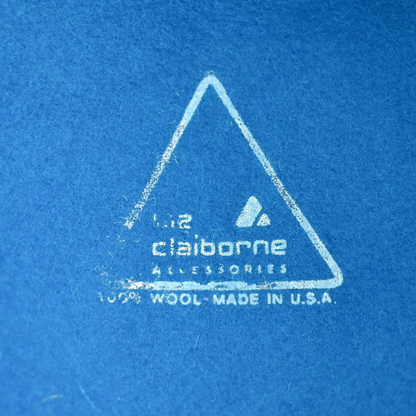 NOS 80s does 20s Vintage Teal Wool Hat Cats Like Us