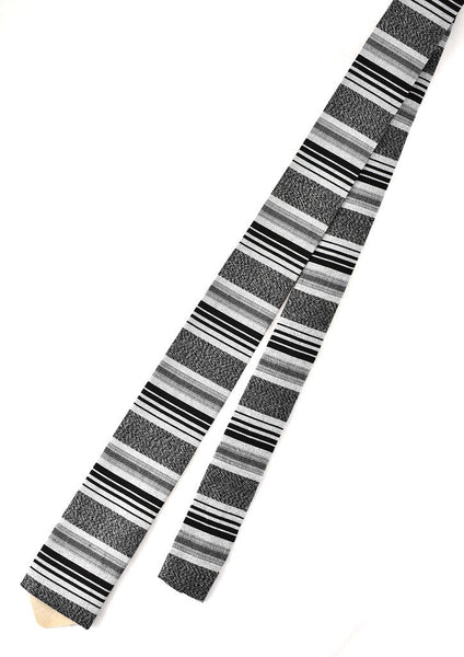 NOS Gray & Vintage Black Stripe Tie Cats Like Us