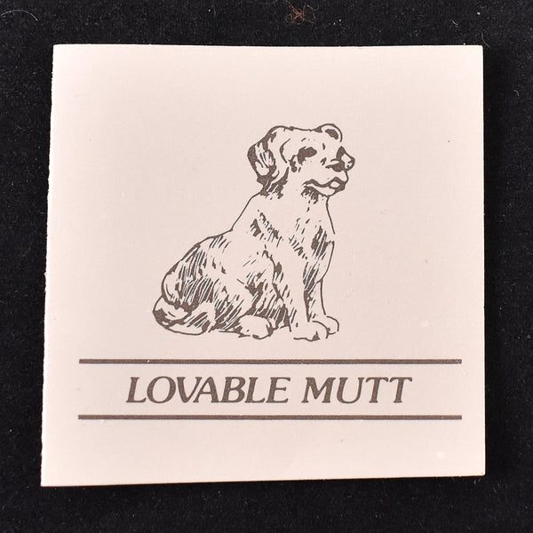 NOS Lovable Mutt Dog Pin Cats Like Us