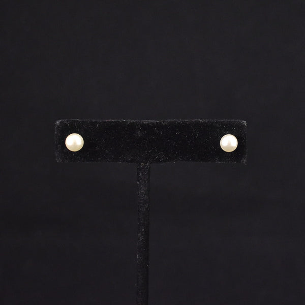 NOS Simple Pearl Stud Earrings Cats Like Us