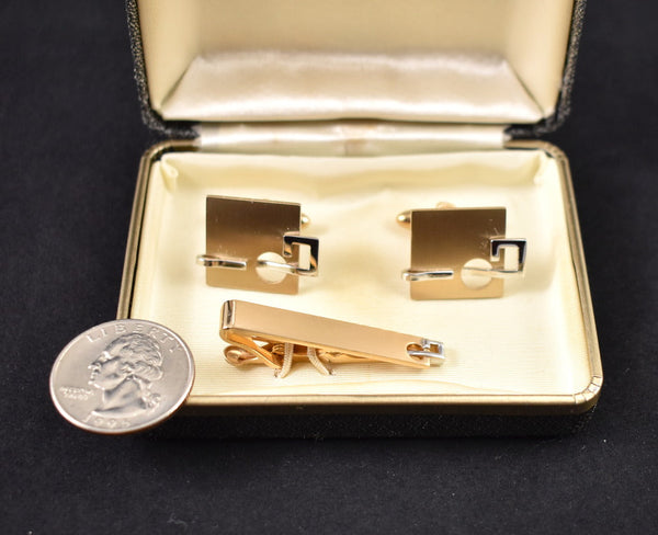 NOS Vintage Abstract Cuff Links & Bar Cats Like Us