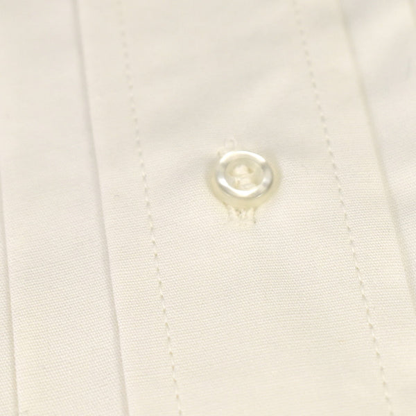 NOS White Pleated Dress Shirt Cats Like Us