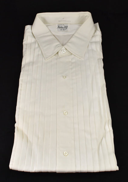 NOS White Pleated Dress Shirt Cats Like Us