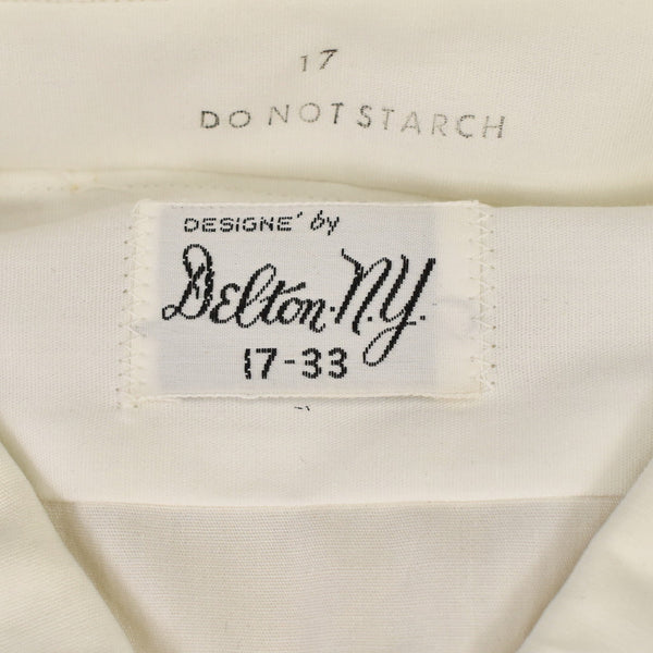 NOS White Pleated Dress Shirt Cats Like Us