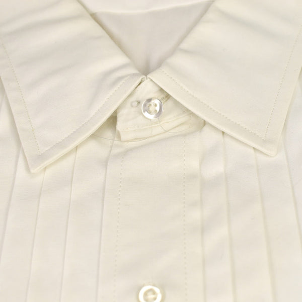 NOS White Pleated Dress Shirt Cats Like Us