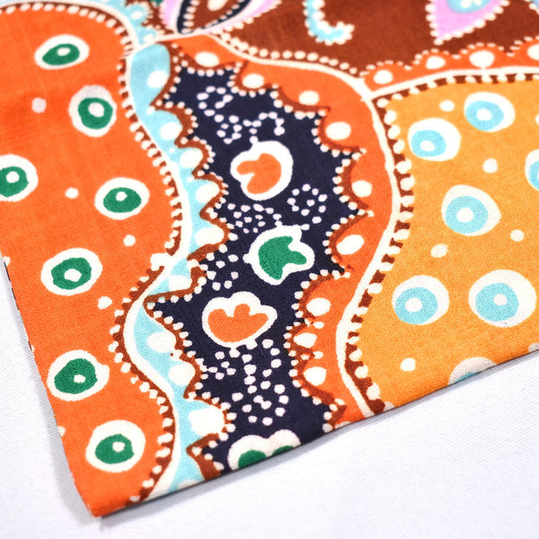 NOS Wild Psychedelic Vintage Scarf Cats Like Us