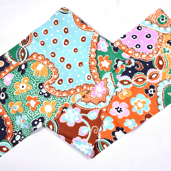 NOS Wild Psychedelic Vintage Scarf Cats Like Us