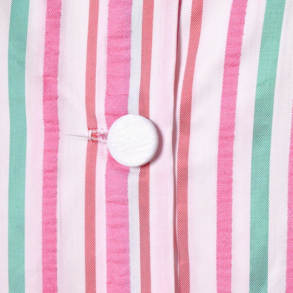 NWOT Vintage 1960s Pink Striped Dress Cats Like Us