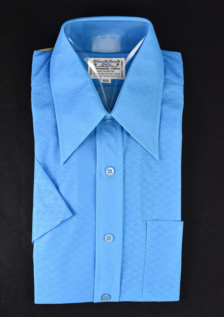 NWT 1960s Bright Blue Vintage Shirt NWT 1960s Bright Blue Vintage Shirt