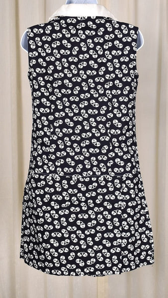 NWT 1960s Vintage Black Locks Romper Cats Like Us