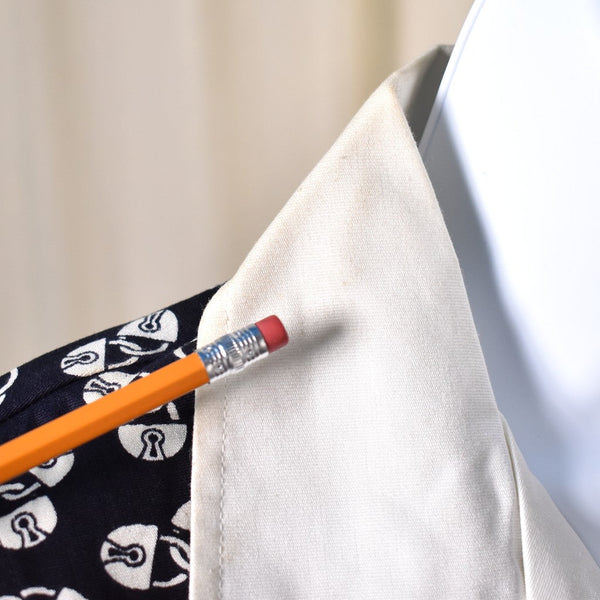 NWT 1960s Vintage Black Locks Romper Cats Like Us