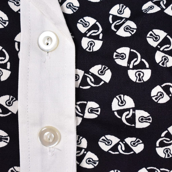 NWT 1960s Vintage Black Locks Romper Cats Like Us