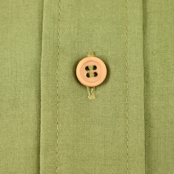 NWT 1960s Vintage Dark Green LS Shirt Cats Like Us