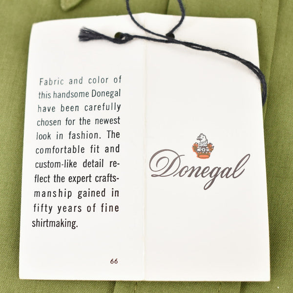 NWT 1960s Vintage Dark Green LS Shirt Cats Like Us