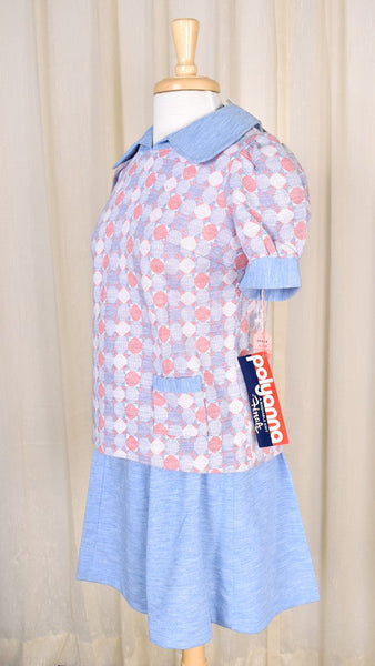 NWT 1960s Vintage Pastel Skirt Suit Set Cats Like Us