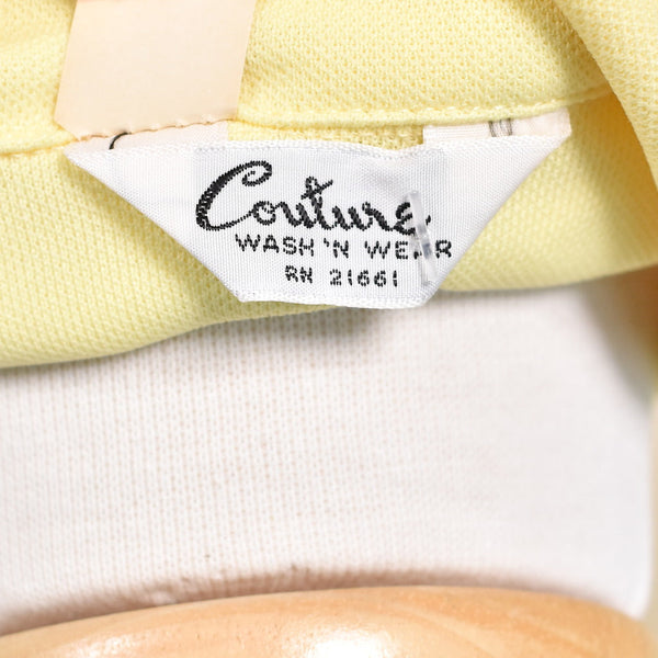 NWT 1960s Vintage Yellow Tunic Top Cats Like Us