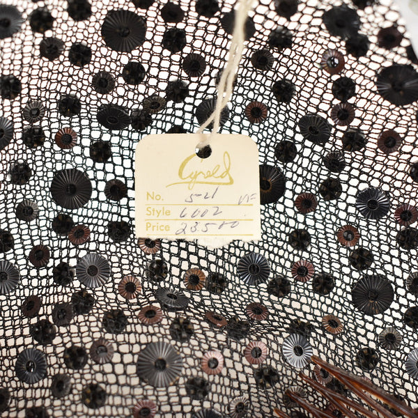 NWT 1970s Beaded Vintage Beanie Hat Cats Like Us